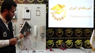 مراحل نصب پنل آیفون صوتی و تصویری