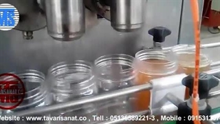 دستگاه پرکن عسل 2 نازل / قیمت پرکن عسل / پرکن ظرف 1000 گرمی عسل 09157100071