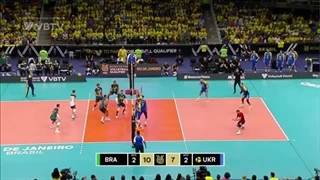 خلاصه دیدار برزیل (3)  - (2) اوکراین، در رقابتهای والیبال انتخابی المپیک 2023