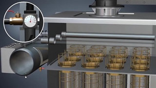 نمایش انیمیشنی 3 بعدی اجزای بگ فیلتر و روش کار آن