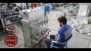 دستگاه پرکن پیستونی 4 نازل مخصوص مایعات غلیظ توان صنعت | 09152000050