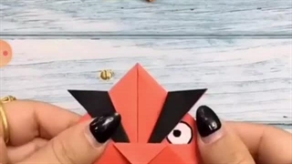 اوریگامی ساده برای کودکان ابتدایی_اوریگامی پرندگان خشمگین