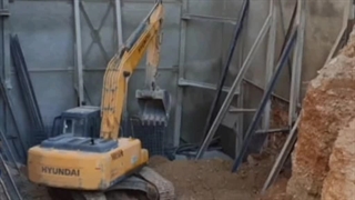 پایدارسازی گود به روش خرپایی - گروه ساختمانی چمن آرا