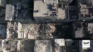 14020720: تصاویر هوایی از میزان تخریب شهر غزه