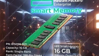 رم سرور HP/HPE 16GB Single Rank x4 DDR4-2666 با پارت نامبر 815098-B21