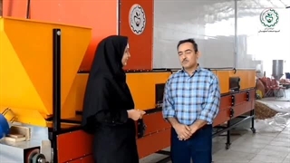 رضایت مشتری از دستگاه خشک کن نواری 09133395563