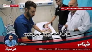 14020525: رژیم صهیونیستی بیمارستان را بمباران کرد ؛ 1000 کشته در لحظه وقوع فاجعه