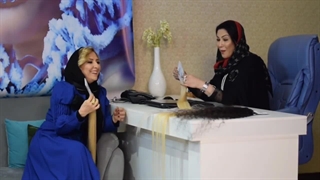 سرکار خانم مرجانه گلچین در مرکز کراتین مو شیکاما shikama