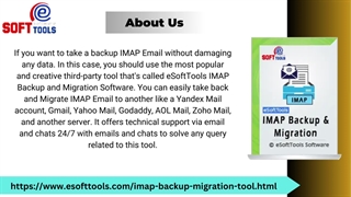 eSoftTools IMAP Backup Tool