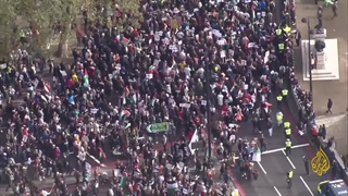 14020729: لندن؛ تظاهرات بی سابقه 100هزار نفری در حکایت از غزه