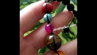 دستبند سیارات منظومه شمسی | چند جواهر | سنگ چاکرا | دستبند کهکشان _ کد 401013