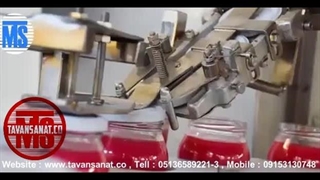 دستگاه پرکن و دربندی مایعات غلیظ ظروف شیشه توان صنعت / 09152000050