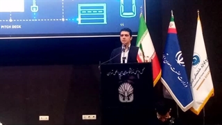محمدرضا علی حیدری مدیرعامل گروه صنعتی کران در رویداد ملی و تخصصی مرور تجربه (تد) صنایع لوازم خانگی در نمایشگاه هامکس 1402