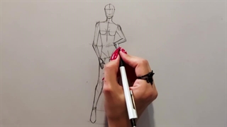 طراحی لباس _ آموزش طراحی فیگور بدن _ آموزش آناتومی اندام_HD