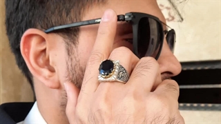 سری جدید انگشترهای یاقوت کبود مردانه دست ساز