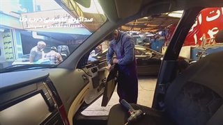 صداگیری تخصصی درب خودرو های ایران خودرو در تعمیرگاه تخصصی وستینال