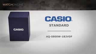 بررسی و آنباکسینگ ساعت مچی مردانه کاسیو، زیرمجموعه Standard, کد AQ-S800W-1B2VDF