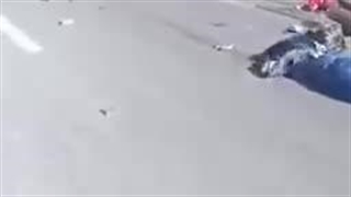 مشاهد مروعة لعشرات الشهداء الفلسطینیین على ید المقاتلین الصهاینة على طریق الرشید الساحلی