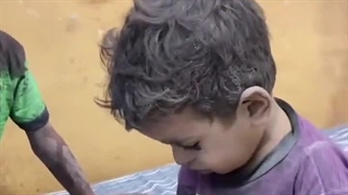 This is Gaza and children are still the main target of Israel