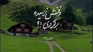 وقتش نرسیده برگردی؟ _ استوری  | صبح ظهور