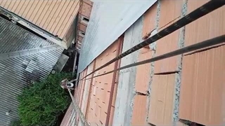 نماشویی نمای ساختمان بدون داربست با جهان فرود