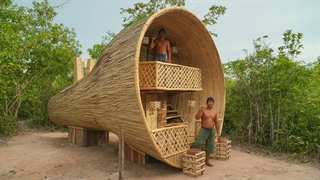 49 روز چگونه خصوصی ترین ویلای بامبو را بسازیم