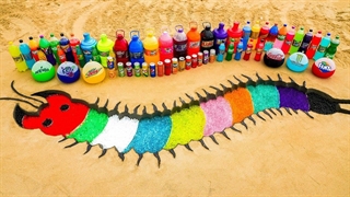 ساخت رنگین کمان هزارپا با اوریبز و فانتا