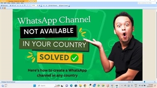 چگونه کانال واتس آپ درست کنیم Easy Trick to Create a WhatsApp Channel in any Country || Can't Create Channel (SOLVED)
