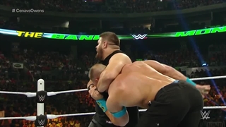 مسابقه کشتی کج جان سینا و کوین اونز در مانی این دبنک2015 سر تایتل یونایتد استید