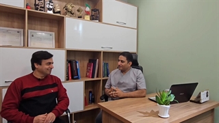 بهبود مراجعه کننده با علائم شانه یخ زده  و رسوب کلسیم در  محل اتصال تاندون