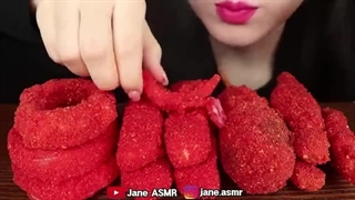 ASMR HOT CHEETOS SPAM FRIES MUKBANG 먹방