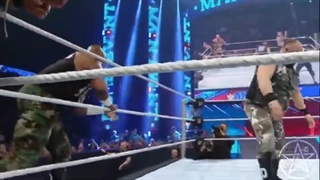 کشتی کج تیمی بین The Usos & Cesaro vs The Dudley Boyz & Alberto Del Rio در Main Event 2014