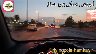 لایو رانندگی در شب