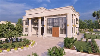 طراحی ویلای کلاسیک