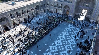 بزرگترین اجتماع توان‌یابان زیارت اولی در حرم مطهر رضوی