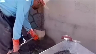 اجرای سیمان بری با دستگاه