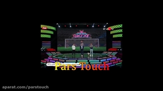 علی علیپور و کمال کامیابی نیا در بازی پنالتی کودک شو طراحی شده توسط تیم پارس تاچ