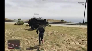 GTA 5 Online Funny Moments - وقتی فاکسی اتک میدهد!