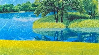 فرش طرح طبیعت صائب