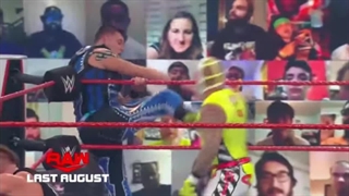 کشتی کج تک به تک بین Rey Mysterio vs Jimmy Uso Smack Down 2021