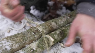 caught in a snowstorm