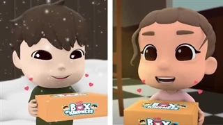 انیمیشن آموزش انگلیسی برای کودکان بصورت شعر عمر و هانا این قسمت Box of Kindness