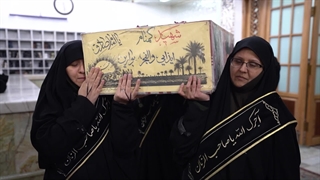 آیین وداع باشکوه 12 شهید خوشنام دوران دفاع مقدس در حرم مطهر رضوی