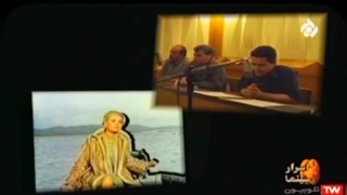 پشت صحنه دوبله .. افشین زینوری . نرگس فولادوند . بهرام زاهدی