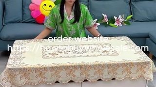 کسب المال من بیع مفارش المائدة فی سوق السلع المستعملة