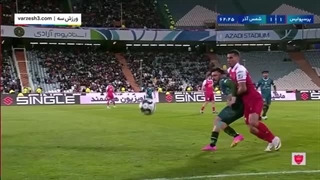 خلاصه بازی پرسپولیس 2 - شمس آذر 1