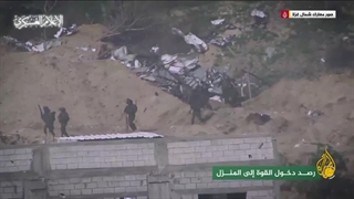 14021003: نبرد رزمندگان حماس با دشمن اسرائیلی در شمال نوار غزه