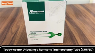 Buy Romsons Tracheostomy Tube (CUFFED) - Surginatal