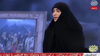 صحبت های الهام چرخنده در برنامه «به افق فلسطین» شبکه افق