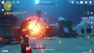 How to easily beat a Ruin Guard in Genshin Impact!